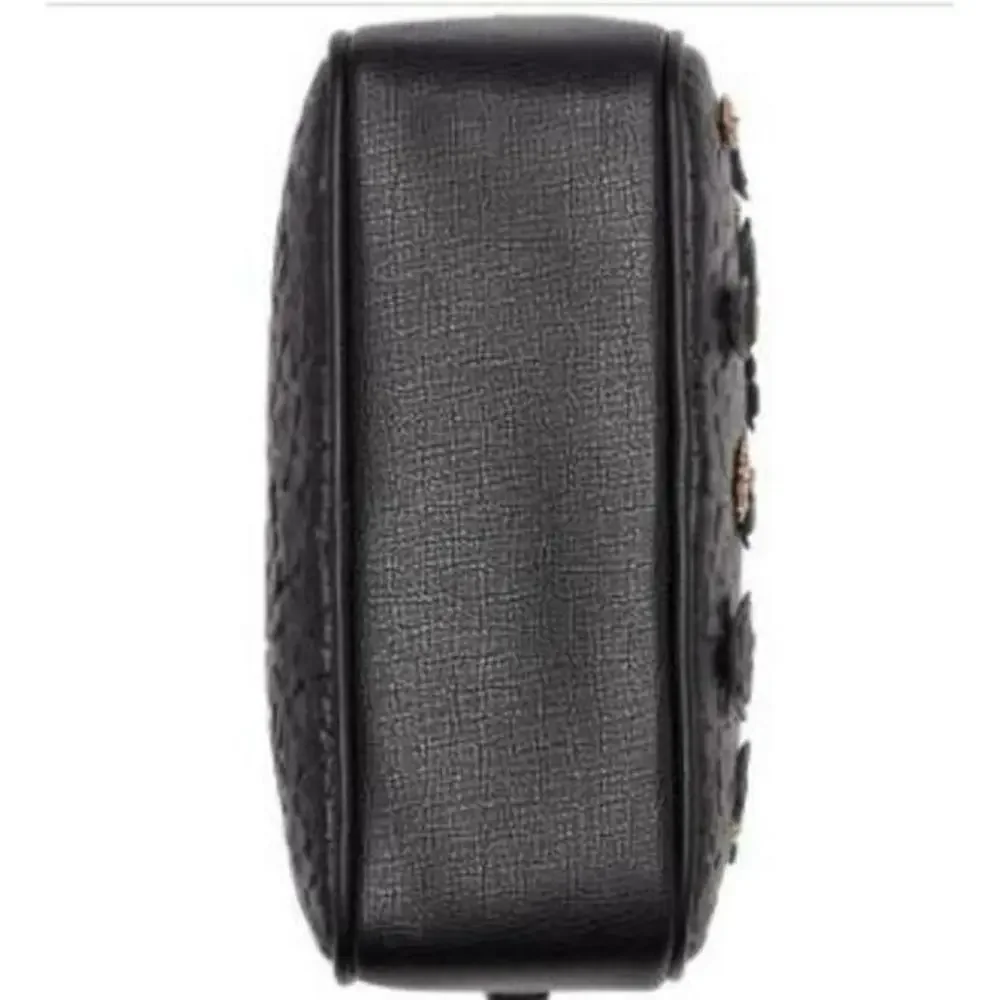 KARL LAGERFELD PARIS Crossbody Bag Floral Pins Black/Gold One Size